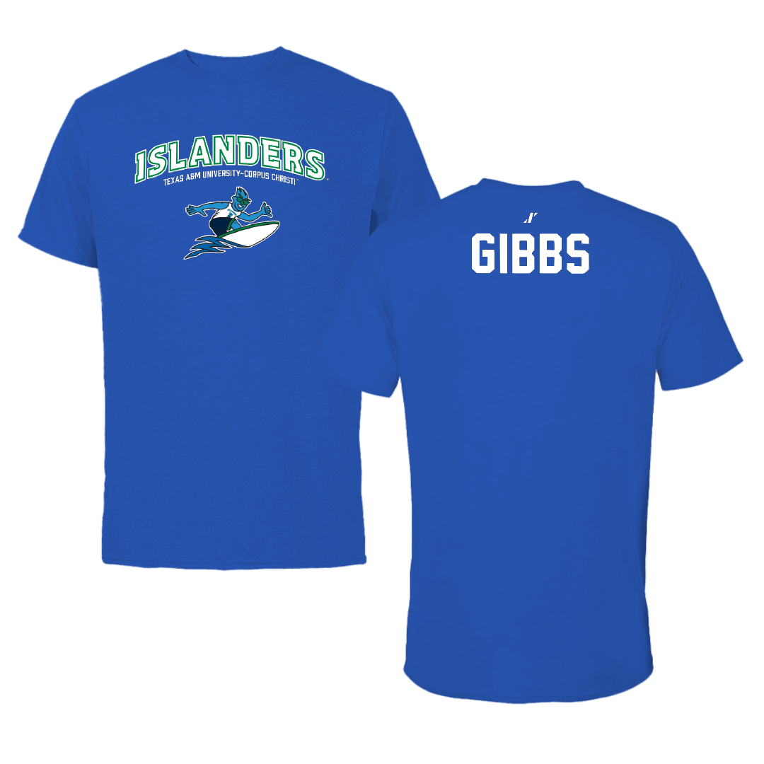 Texas A&M University-Corpus Christi Golf Blue General Performance Tee - Samantha Gibbs
