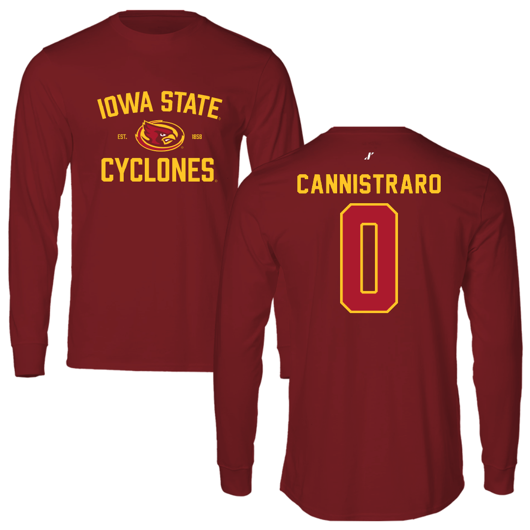 Iowa State University Soccer Cardinal General Long Sleeve - #0 Kasey Cannistraro