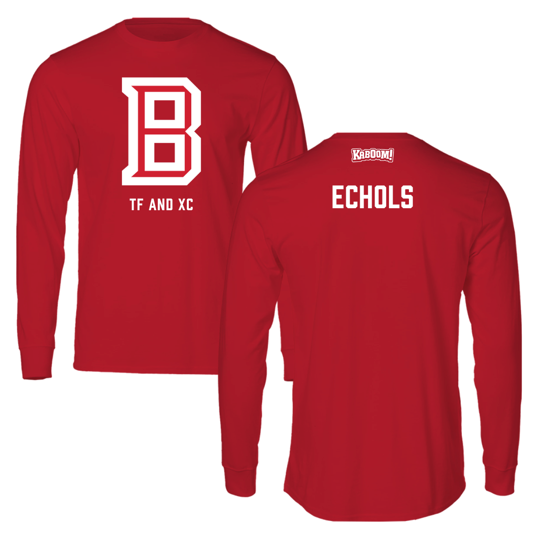 Bradley University TF and XC Red Performance Long Sleeve - Angelo Echols