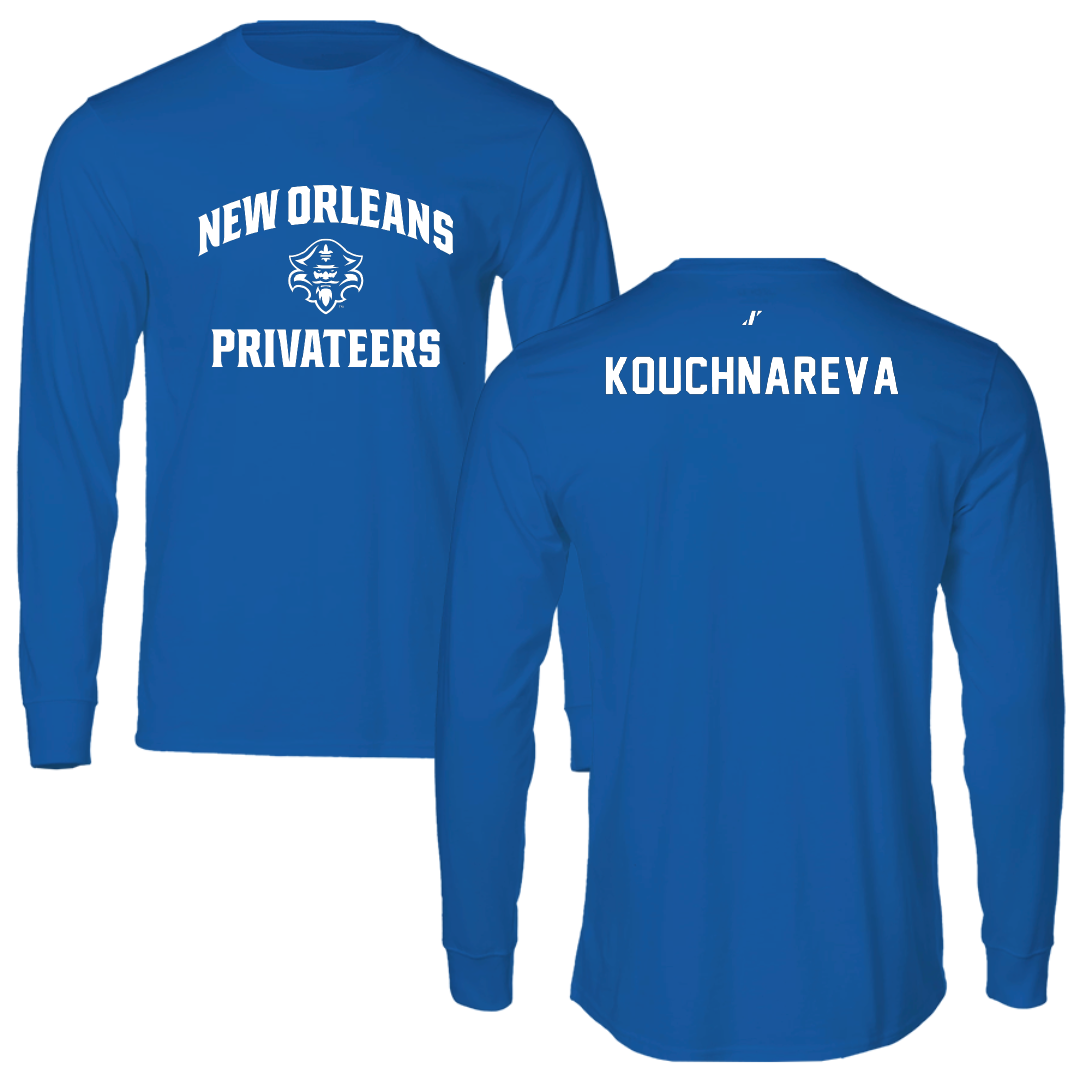 University of New Orleans Tennis Blue General Performance Long Sleeve - Anastassia Kouchnareva