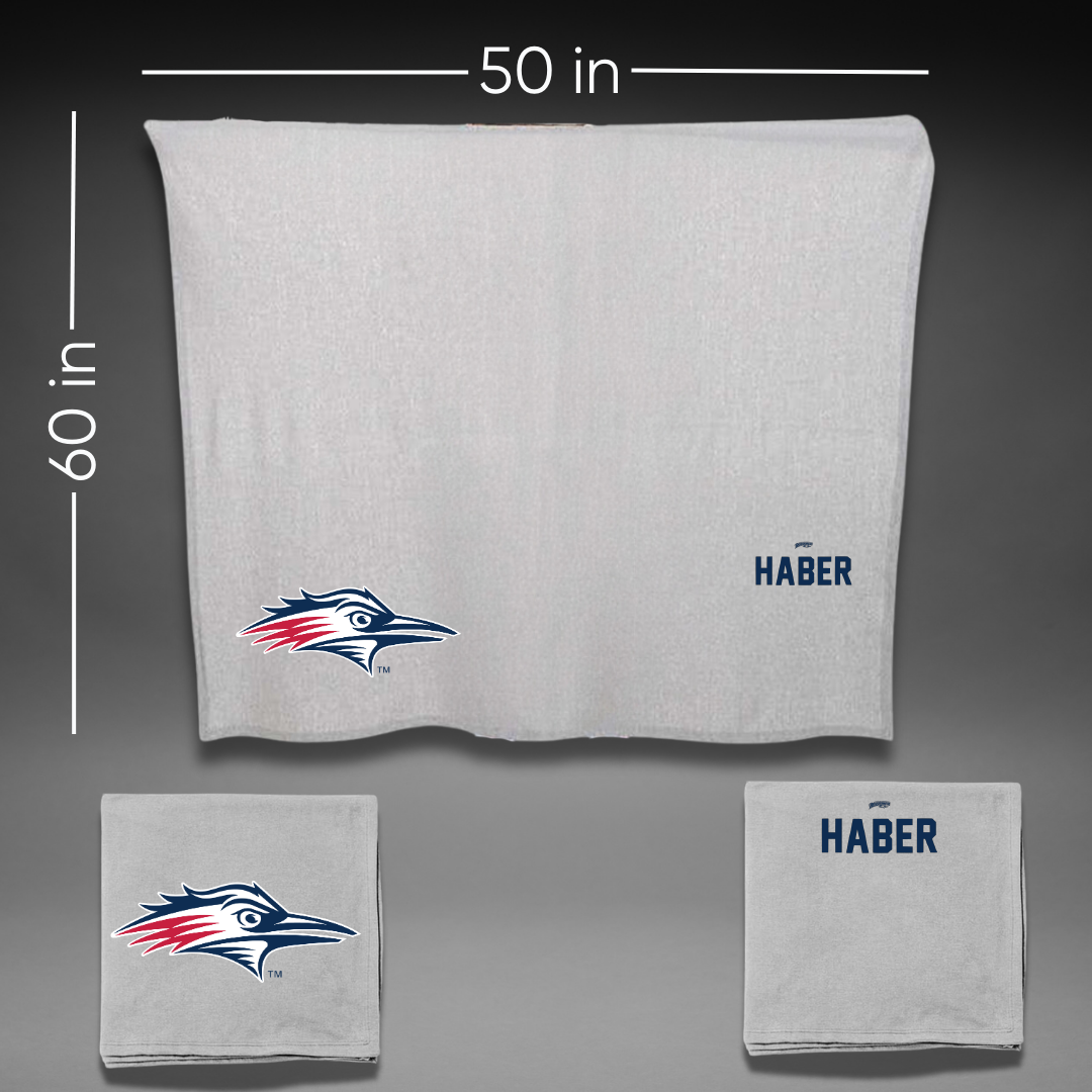 Metropolitan State University of Denver Tennis Gray Blanket - Hanna Haber