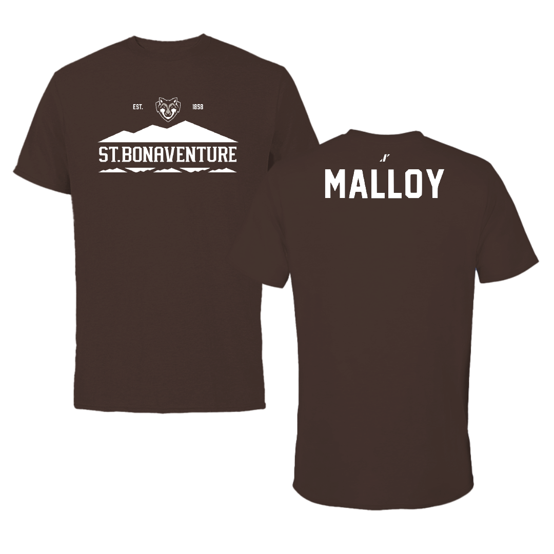 St. Bonaventure University TF and XC Brown General Tee - Casey Malloy