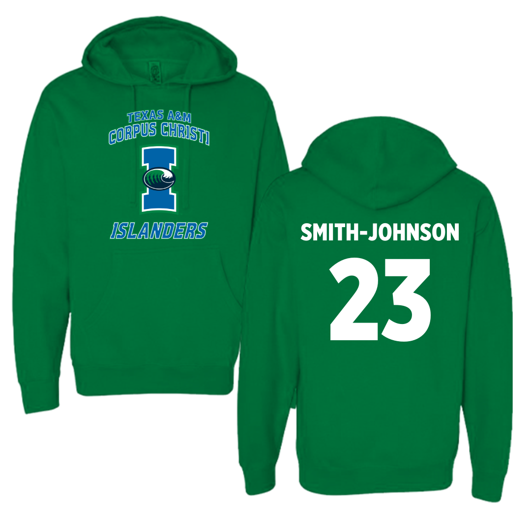 Texas A&M University-Corpus Christi Baseball Green Hoodie - #23 Christian Smith-Johnson