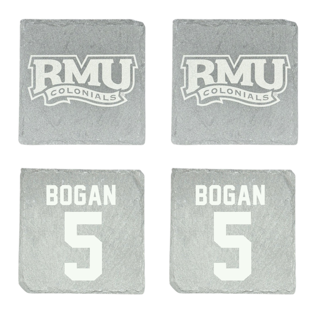 Robert Morris University Soccer Stone Coaster (4 Pack)  - #5 Carson Bogan