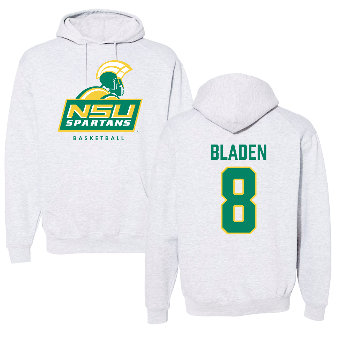 Norfolk State University Basketball Gray Hoodie - #8 Tyrel Bladen