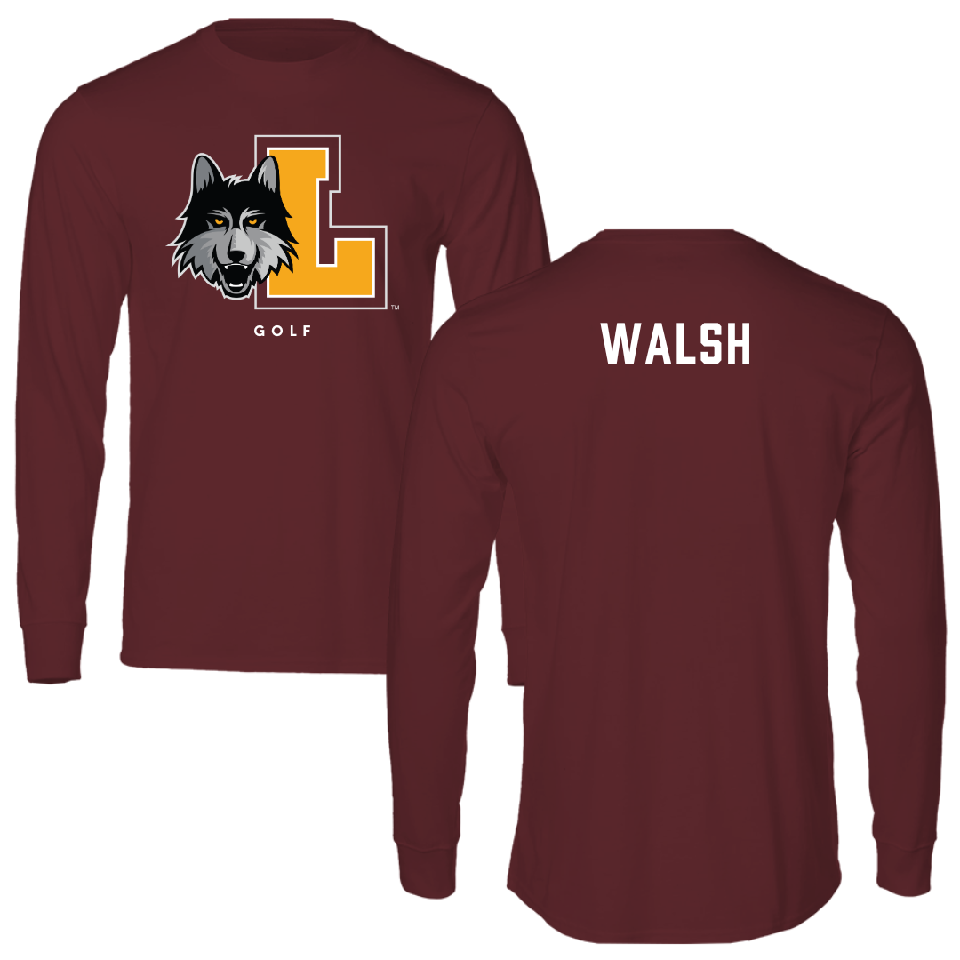 Loyola University-Chicago Golf Maroon Mascot Long Sleeve - Ryan Walsh