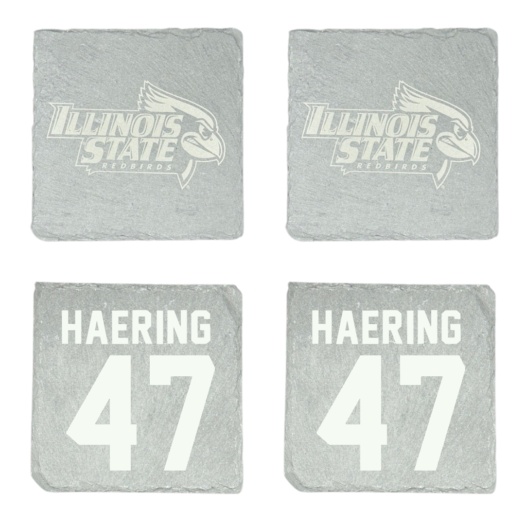 Illinois State University Football Stone Coaster (4 Pack)  - #47 Mark Haering
