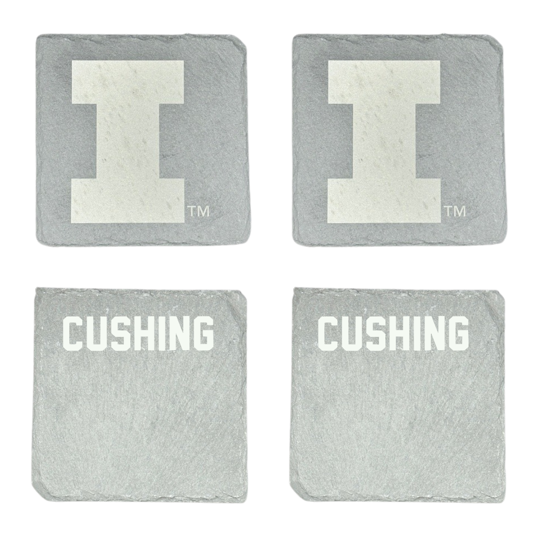 University of Illinois TF and XC Stone Coaster (4 Pack)  - Tyler Cushing