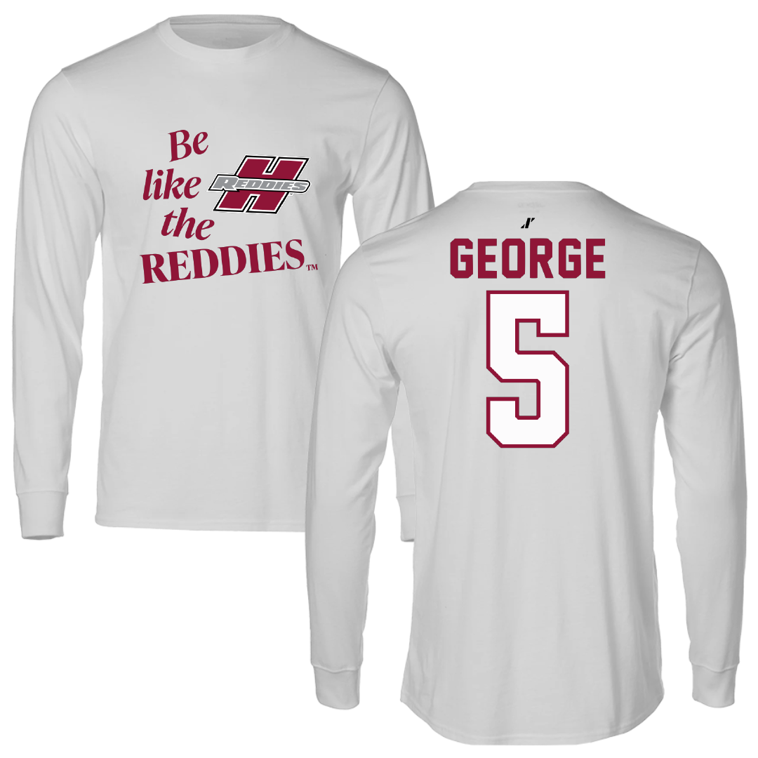 Henderson State University Football Light Gray Be Like Us Long Sleeve - #5 Elijah George