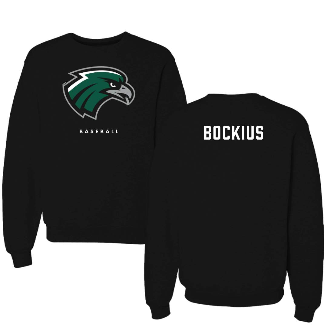 Northeastern State University Baseball Black Crewneck - Brazen Bockius