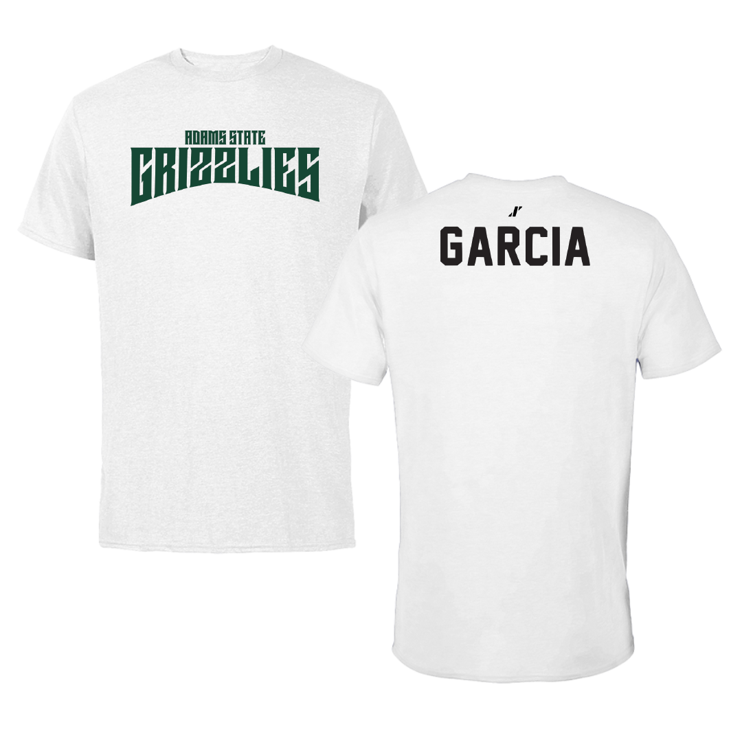 Adams State University Wrestling White Classic Tee - Abraham Garcia
