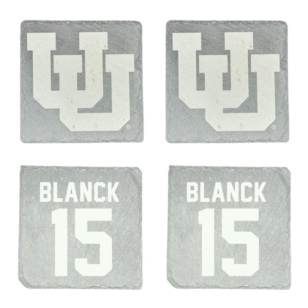University of Utah Basketball Stone Coaster (4 Pack)  - #15 Alyssa Blanck