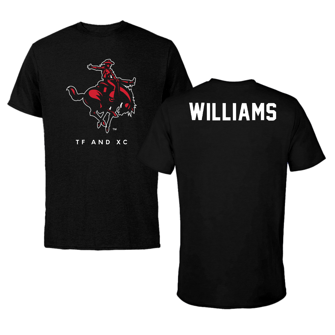 Northwestern Oklahoma State University TF and XC Black Tee - Caleb Williams