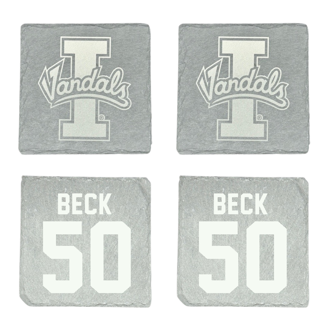 University of Idaho Football Stone Coaster (4 Pack)  - #50 Jackson Beck