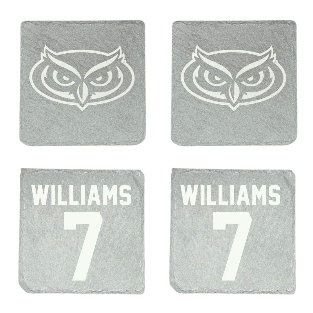 Florida Atlantic University Baseball Stone Coaster (4 Pack)  - #7 CJ Williams