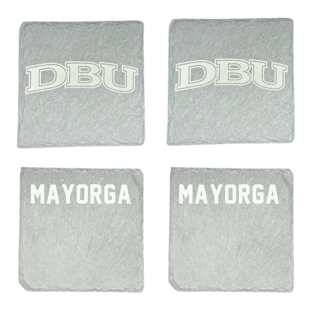 Dallas Baptist University Tennis Stone Coaster (4 Pack)  - Edgar Mayorga