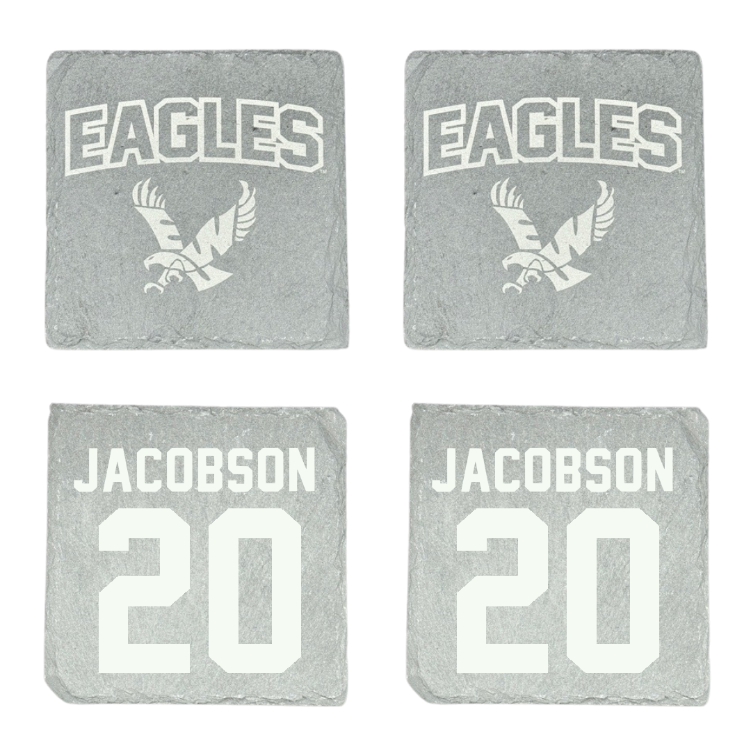 Eastern Washington University Football Stone Coaster (4 Pack)  - #20 Tyson Jacobson