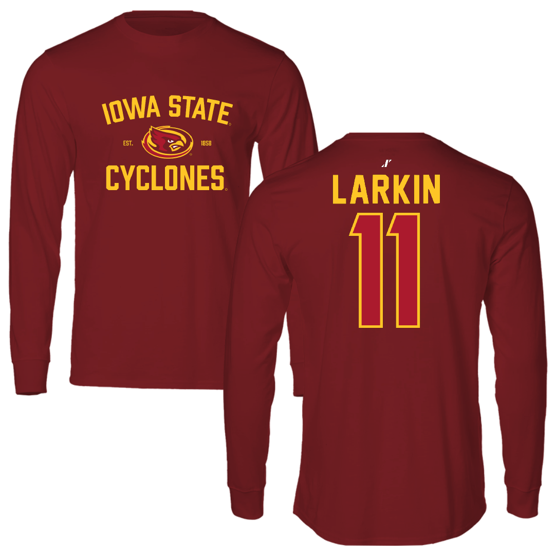 Iowa State University Volleyball Cardinal General Long Sleeve - #11 Reaghan Larkin