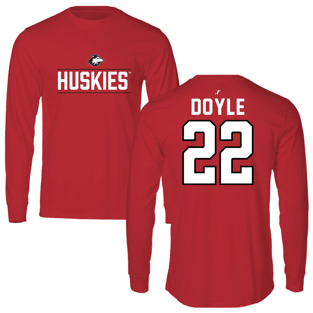Northern Illinois University Basketball Red General Long Sleeve - #22 Alecia Doyle