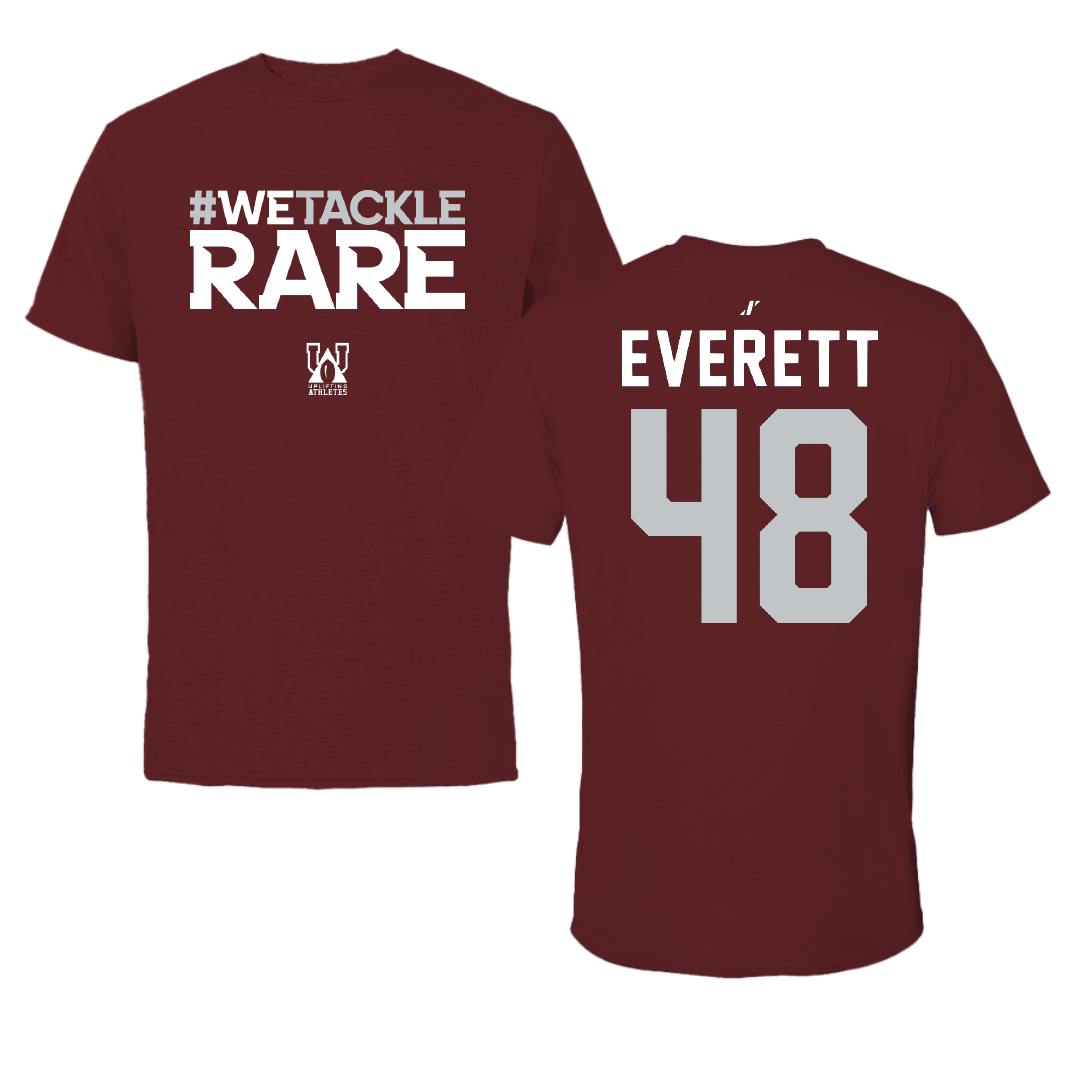 Mississippi State University Softball Maroon Uplifting Athletes Tee - #48 Delainey Everett