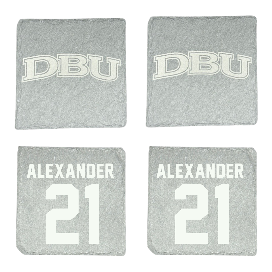 Dallas Baptist University STUNT Stone Coaster (4 Pack)  - #21 Avery Alexander