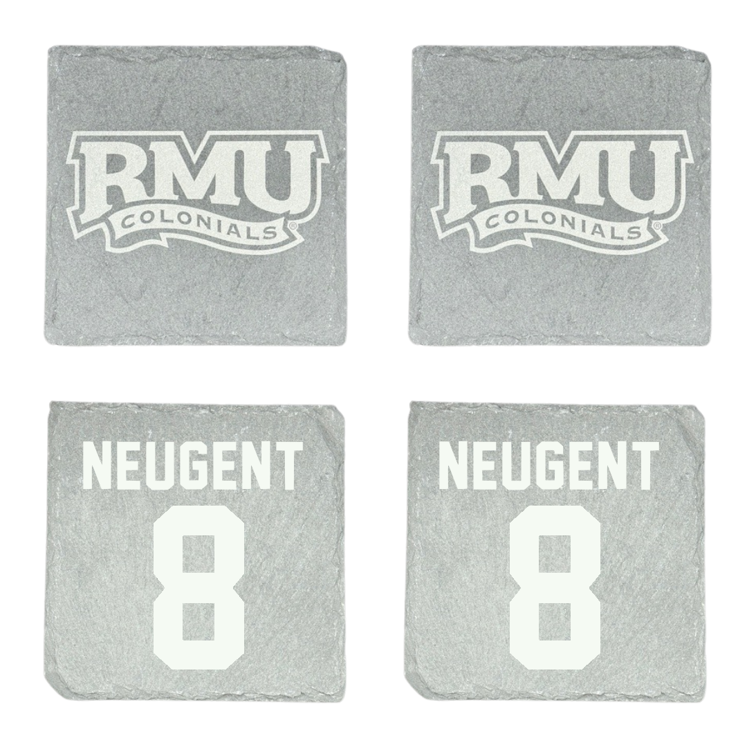 Robert Morris University Ice Hockey Stone Coaster (4 Pack)  - #8 Mya Neugent
