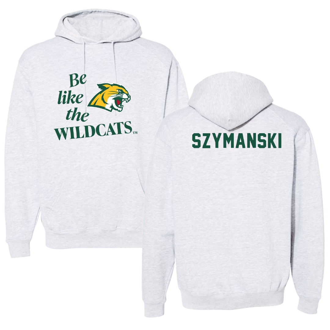 Northern Michigan University TF and XC Light Gray Be Like Us Hoodie - Madi Szymanski
