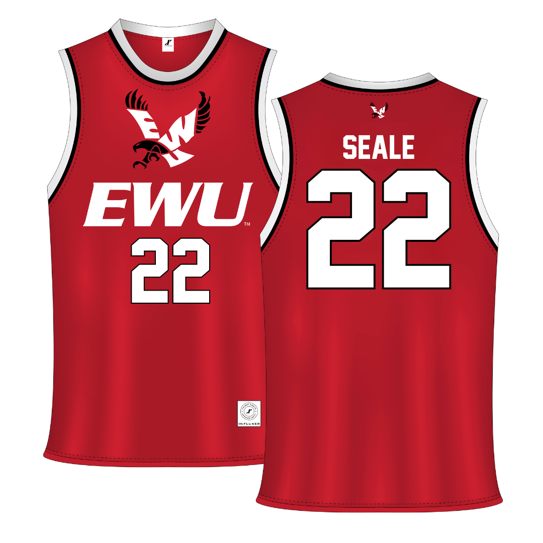Eastern Washington University Red Basketball Jersey - #22 Jackson Seale