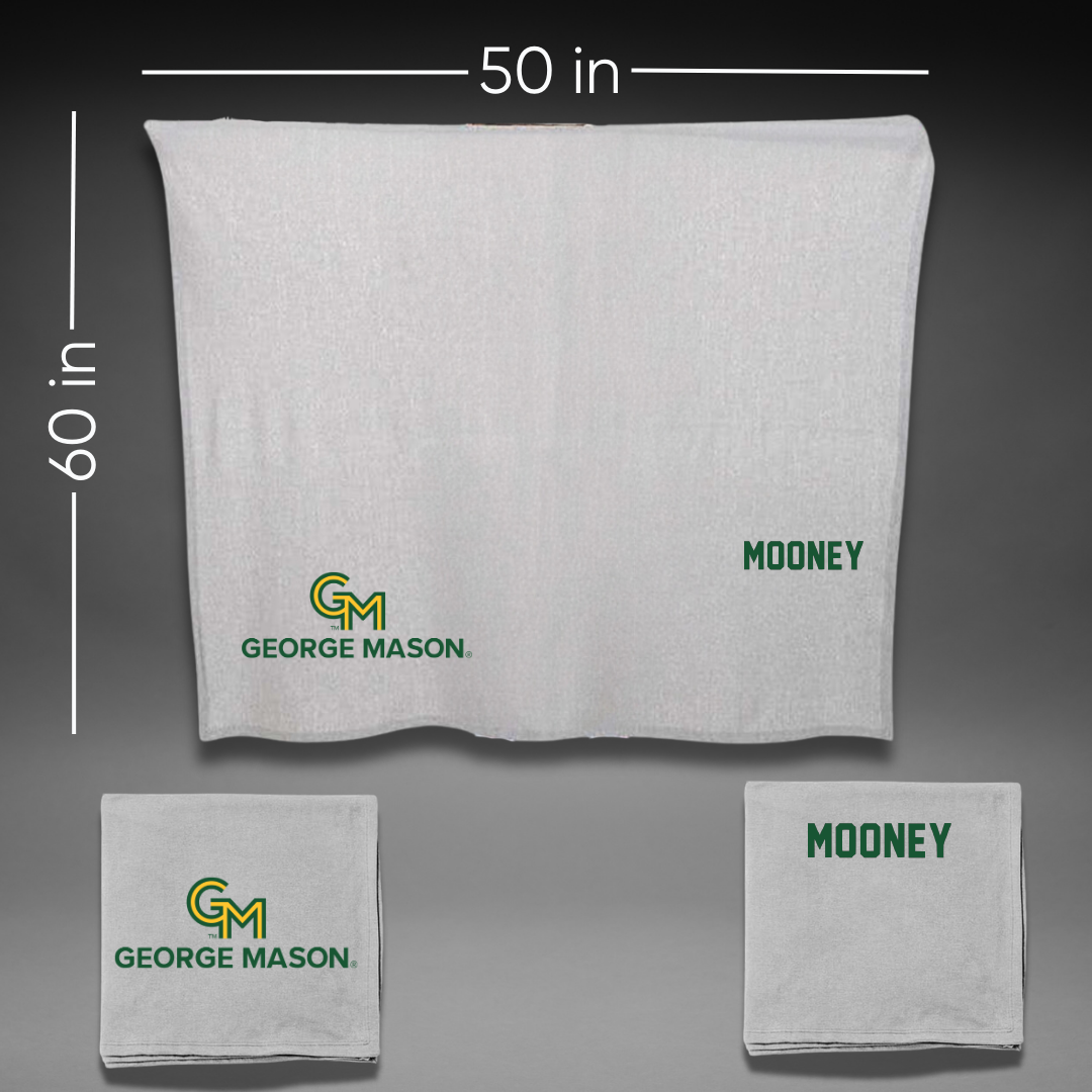 George Mason University Swimming & Diving Gray Blanket - Regan Mooney