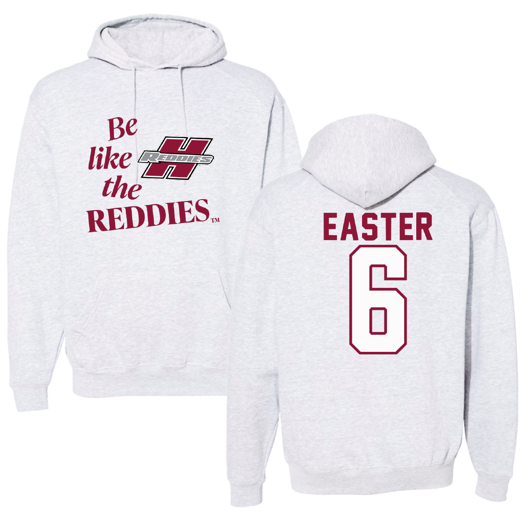 Henderson State University Football Light Gray Be Like Us Hoodie - #6 Jody Easter