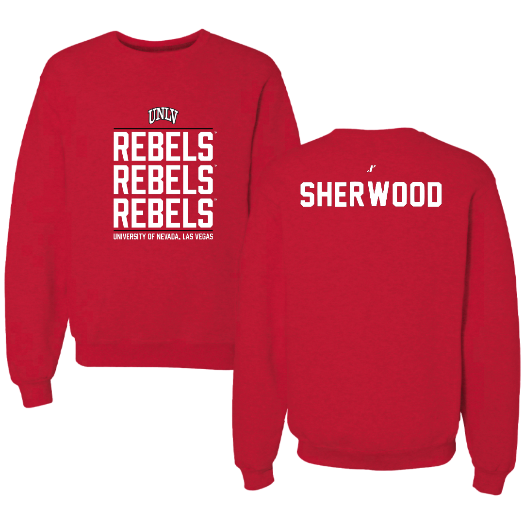 University of Nevada-Las Vegas TF and XC Red General Crewneck - Kamari Sherwood