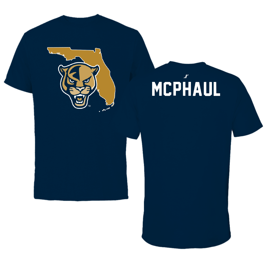 Florida International University TF and XC Navy State Performance Tee - Tiana McPhaul