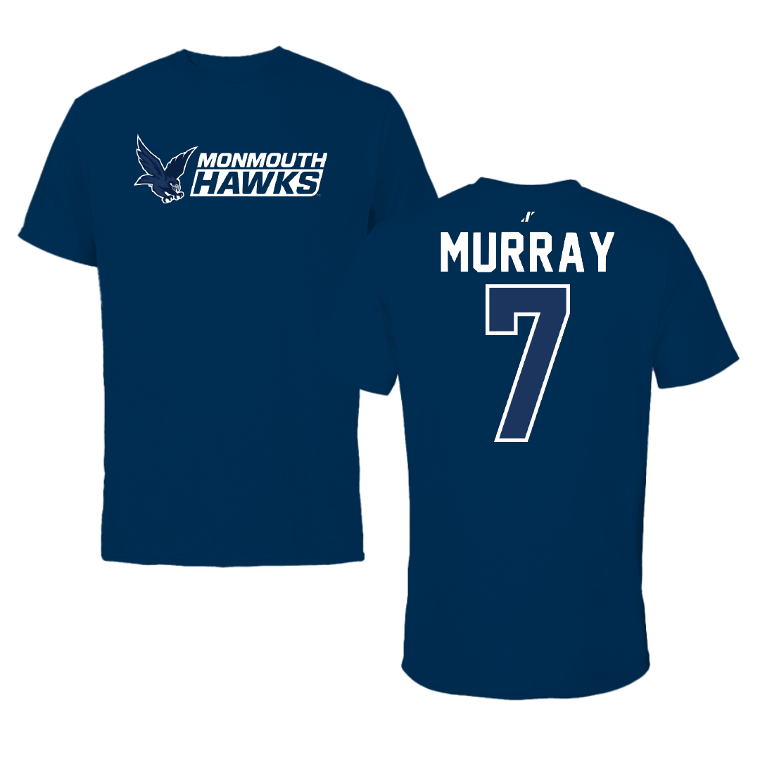 Monmouth University Basketball Navy General Tee - #7 Isabella Murray