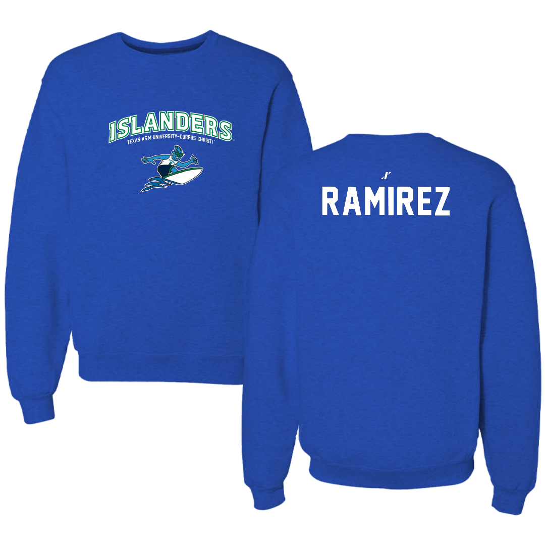 Texas A&M University-Corpus Christi Golf Blue General Crewneck - Lucia Ramirez
