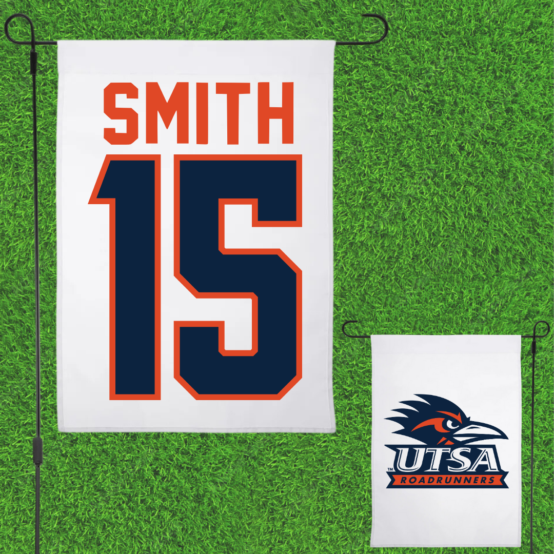 University of Texas at San Antonio Softball White Garden Flag - #15 Reagan Smith