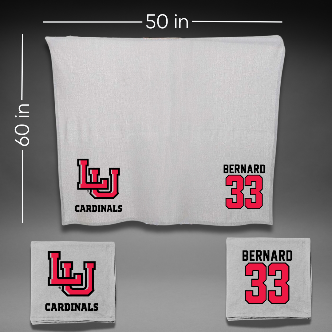 Lamar University Basketball Gray Blanket - #33 Anaya Bernard