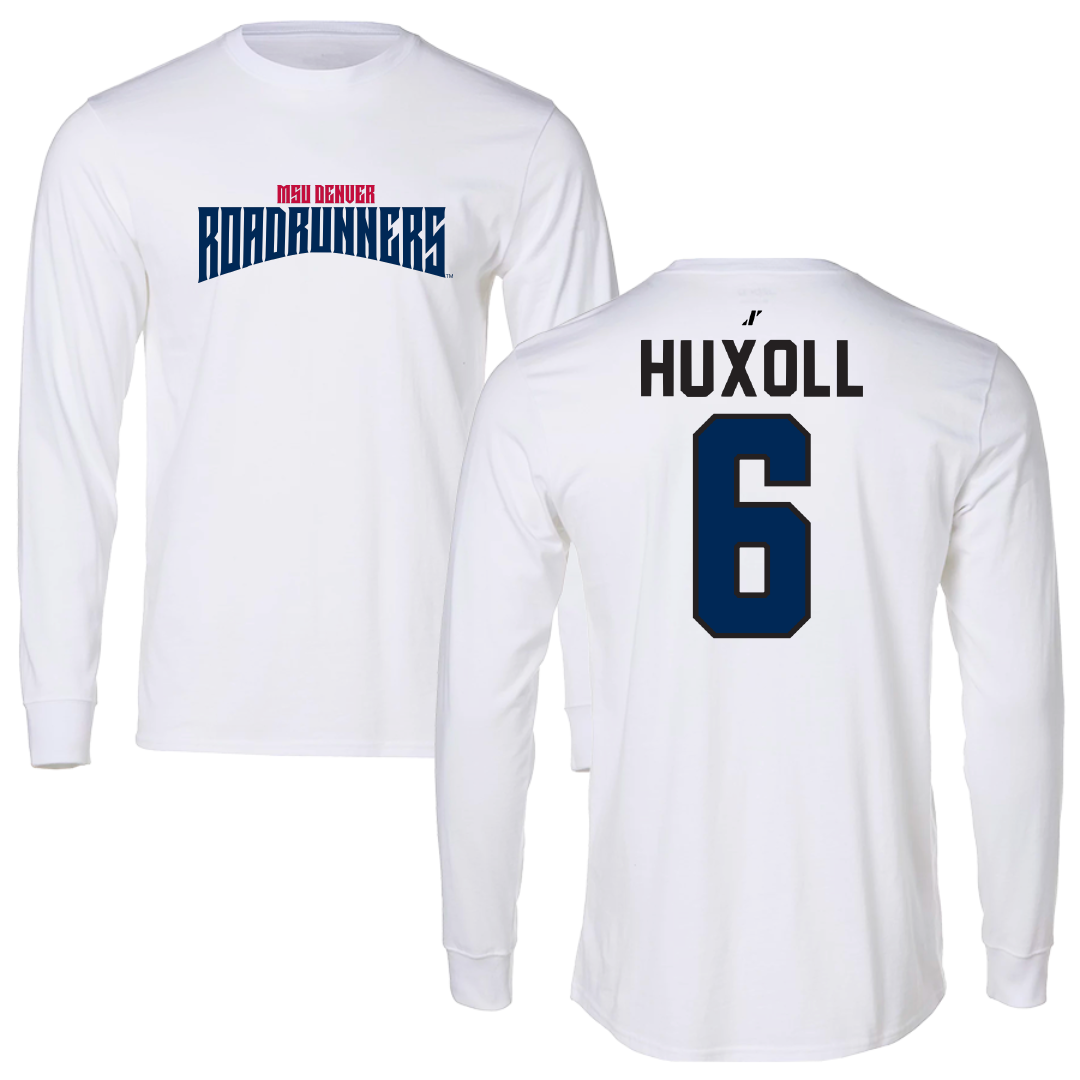 Metropolitan State University of Denver Volleyball White Classic Long Sleeve - #6 Alivia Huxoll