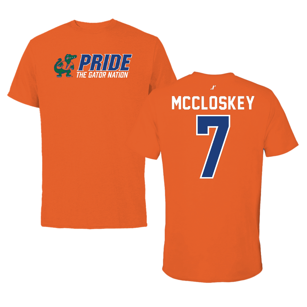 University of Florida Soccer Orange General Tee - #7 Lauren McCloskey