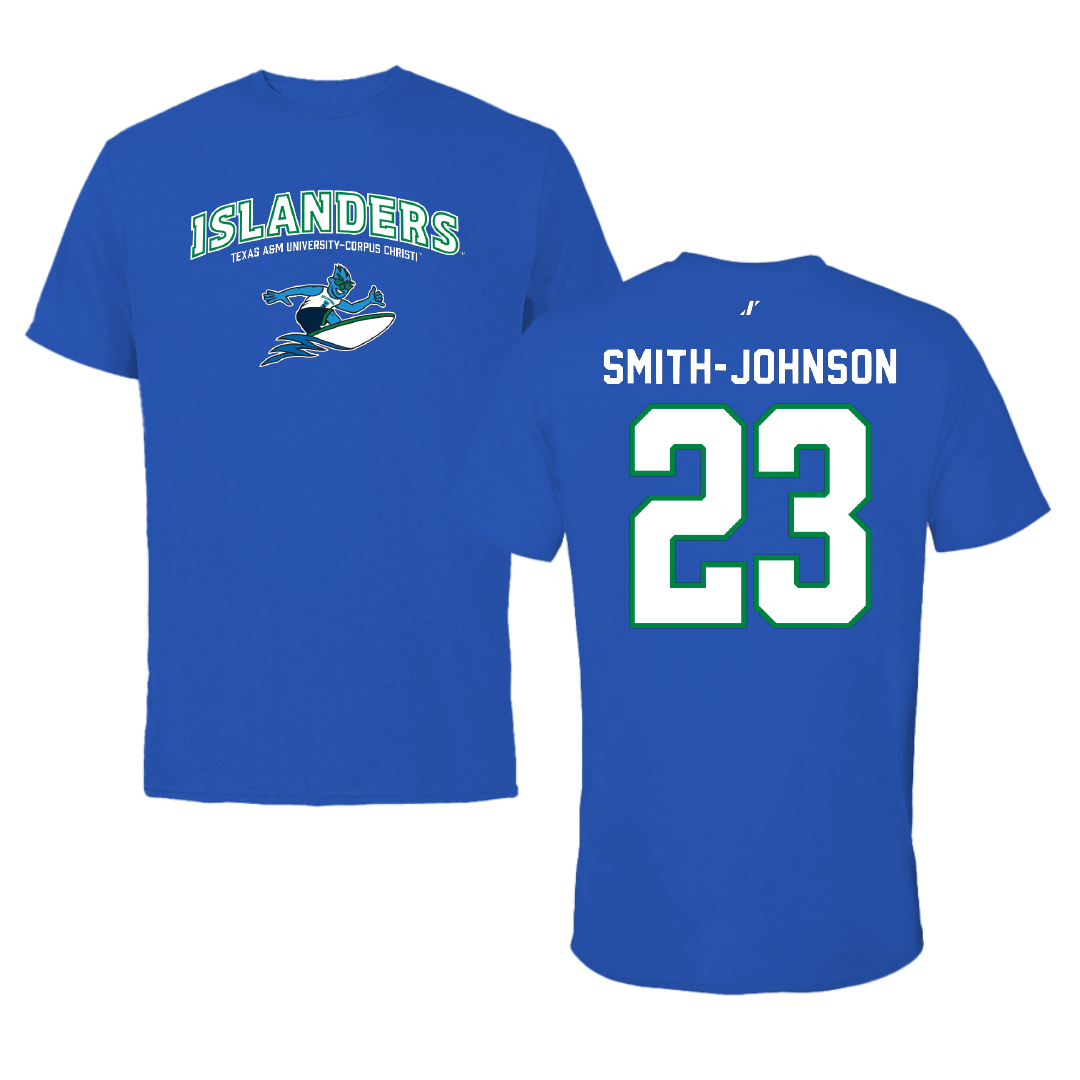 Texas A&M University-Corpus Christi Baseball Blue General Tee - #23 Christian Smith-Johnson