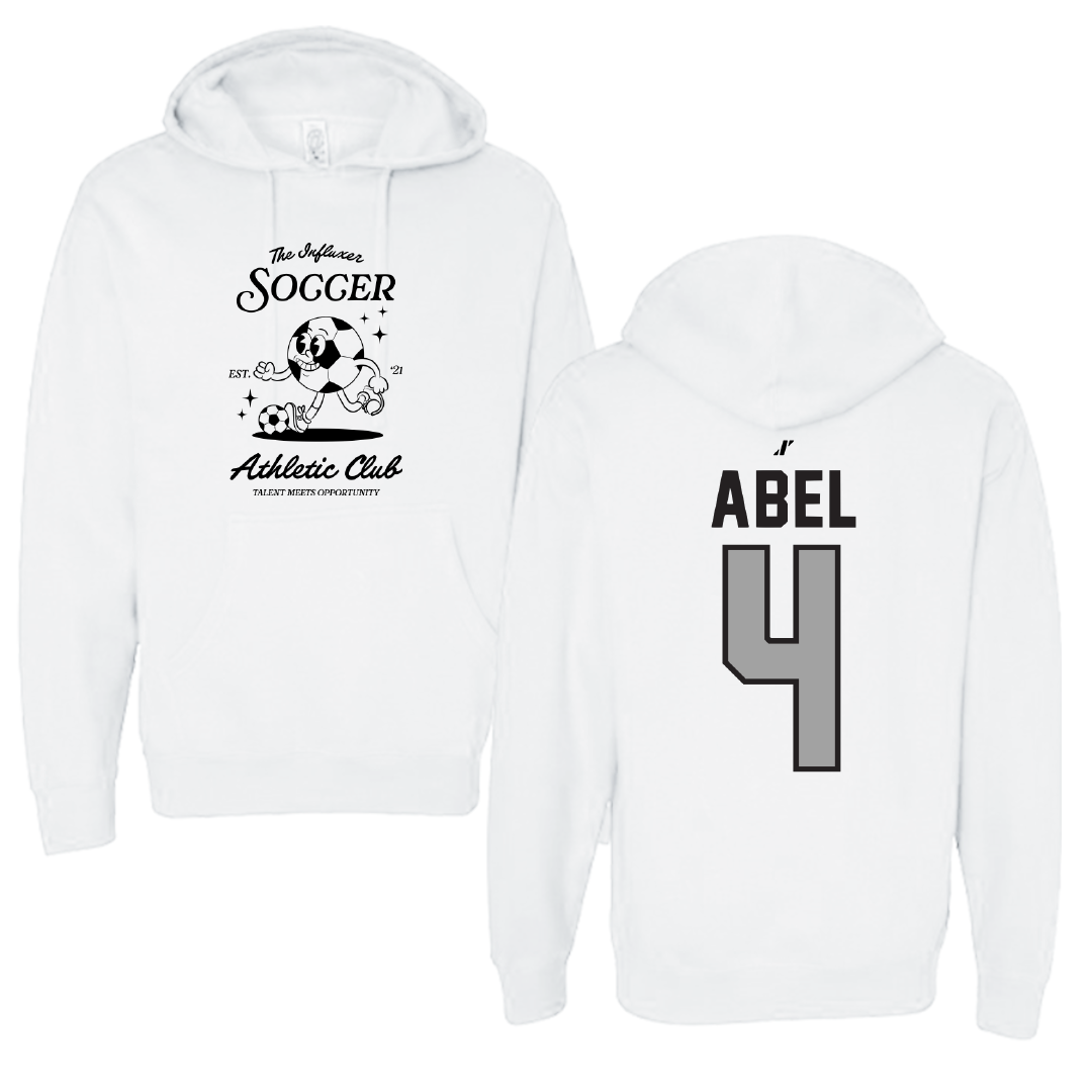 Soccer White Influxer Athletic Club Hoodie - #4 Alaina Abel