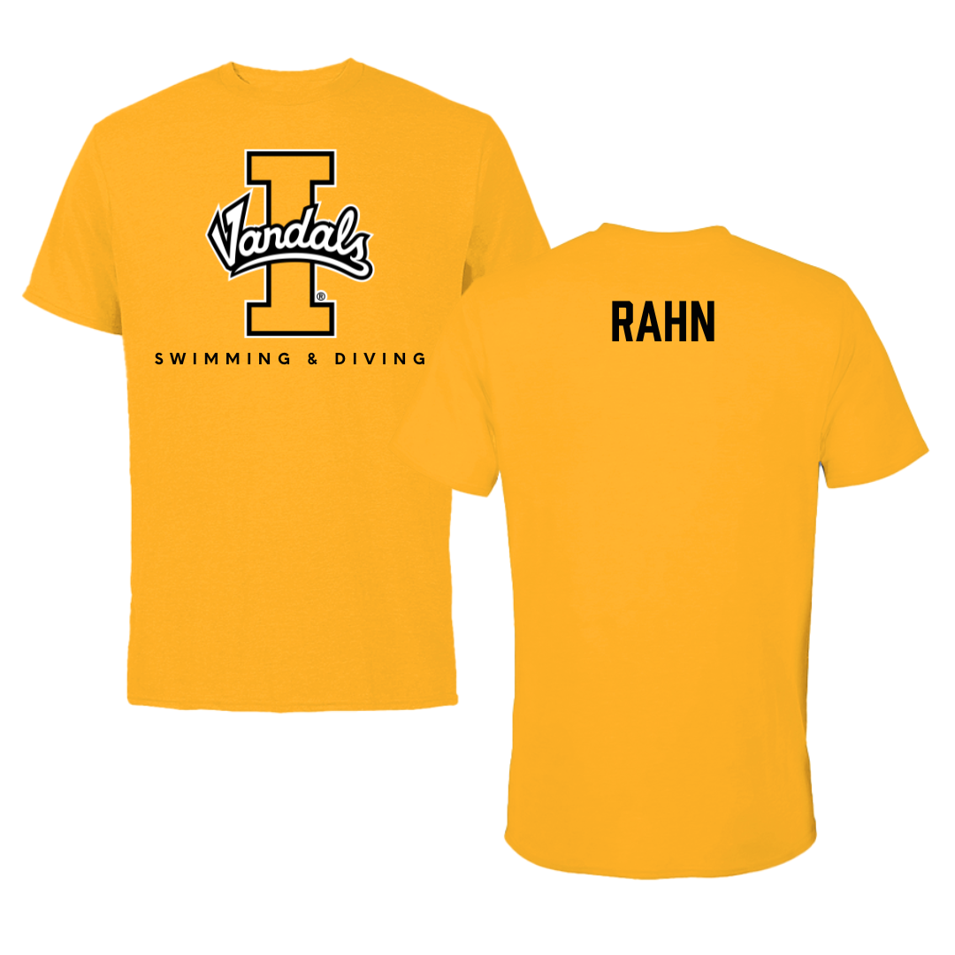 University of Idaho Swimming & Diving Gold Performance Tee - Bethany Rahn