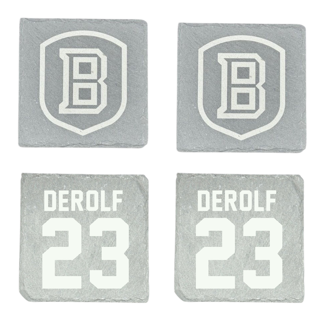 Bradley University Softball Stone Coaster (4 Pack)  - #23 Lauren DeRolf