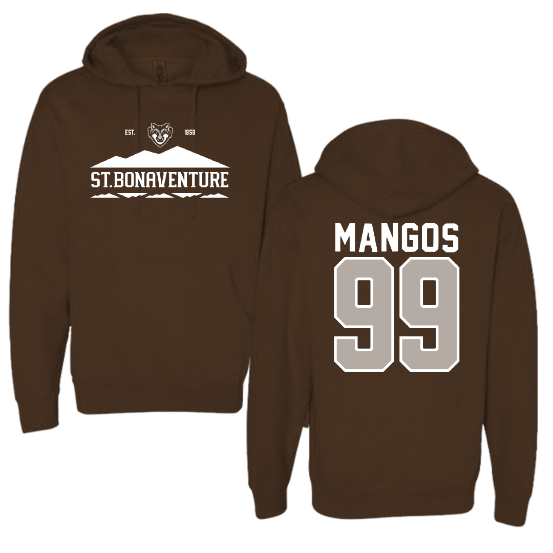 St. Bonaventure University Softball Brown General Hoodie - #99 Reagan Mangos