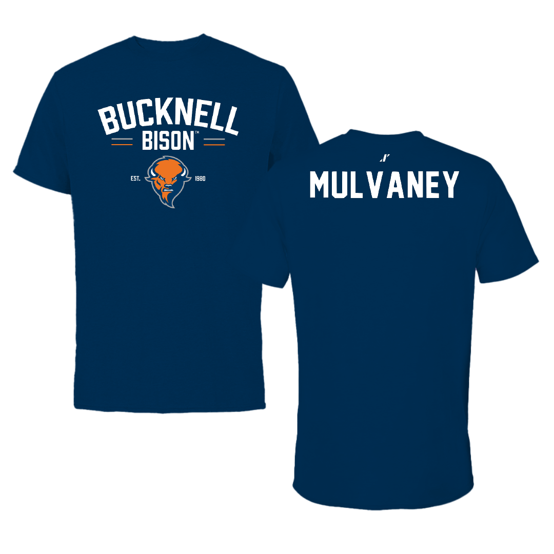 Bucknell University Wrestling Navy General Tee - Noah Mulvaney