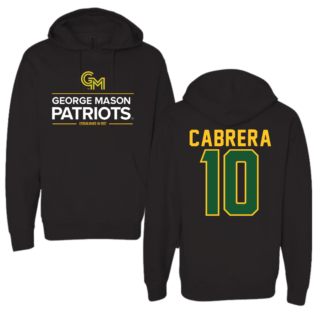 George Mason University Lacrosse Black General Hoodie - #10 Madison Cabrera