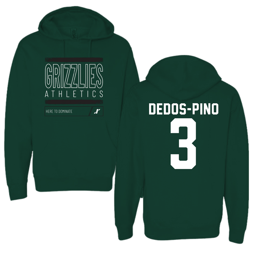 Adams State University Soccer Forest Green Dominate Hoodie - #3 Yarelis Dedos-Pino
