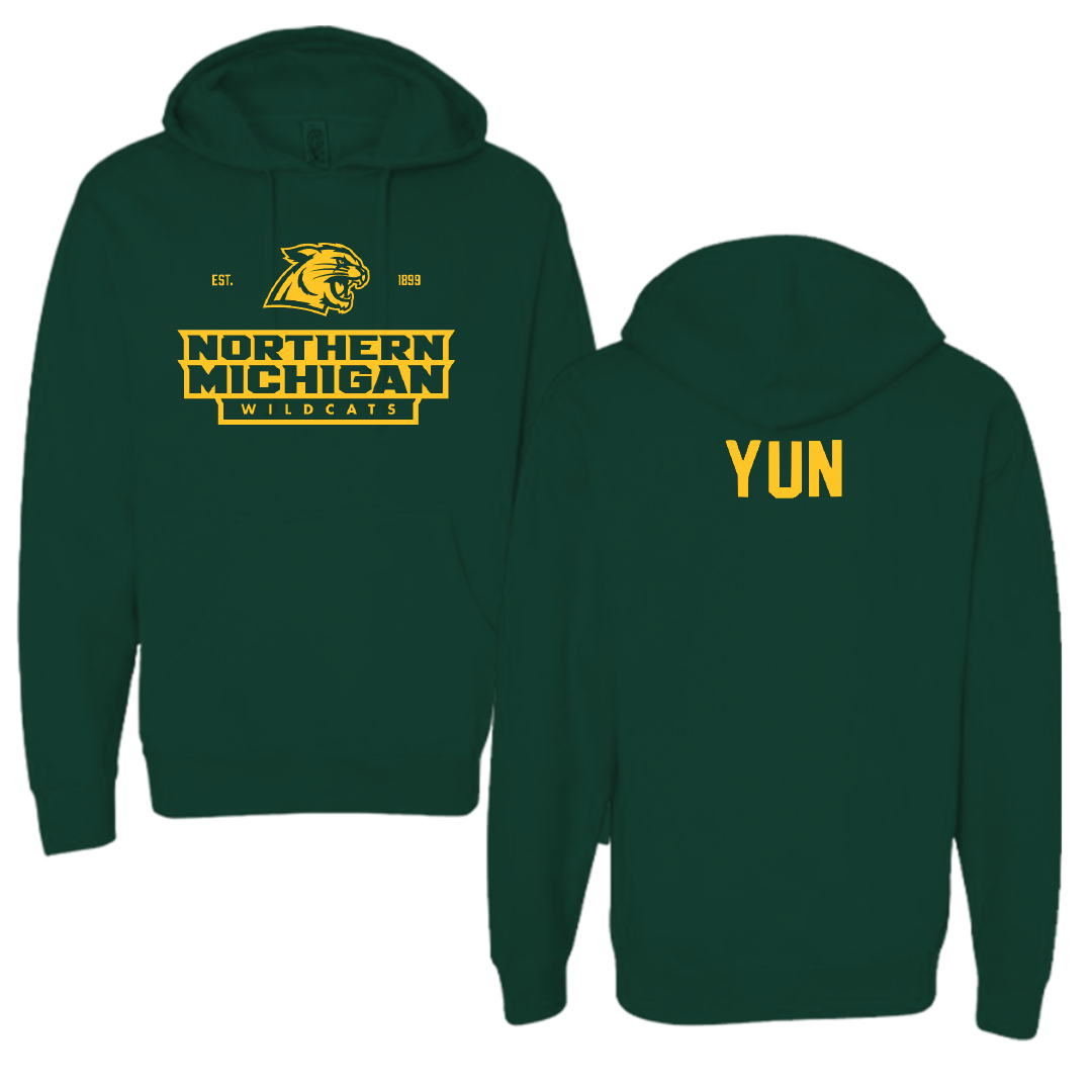 Northern Michigan University Golf Forest Green General Hoodie - Eric Yun