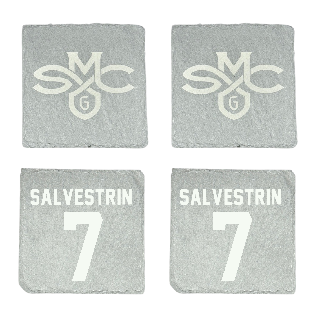 Saint Mary's College of California Soccer Stone Coaster (4 Pack)  - #7 Tessa Salvestrin