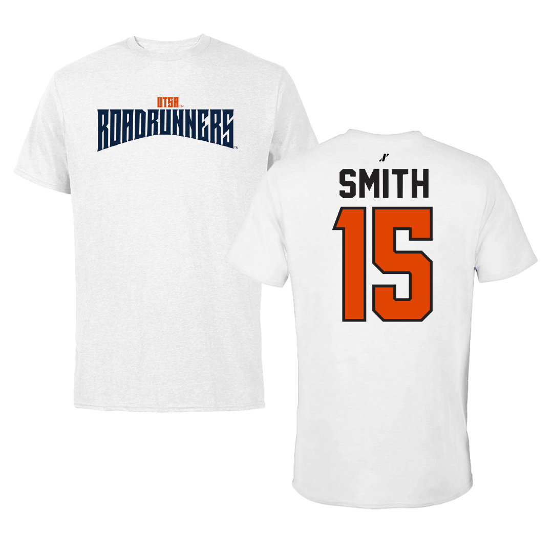 University of Texas at San Antonio Softball White Classic Tee - #15 Reagan Smith