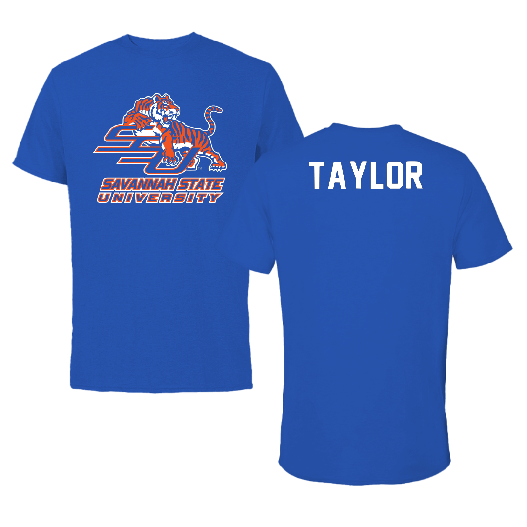 Savannah State University TF and XC Blue Tee - Victoria Taylor